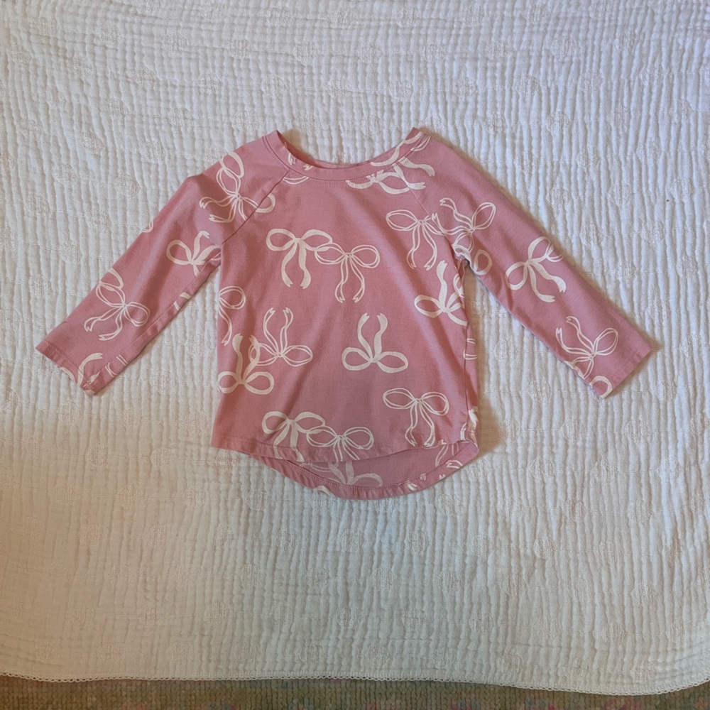 Cat & Jack Pink Graphic Long Sleeve Top